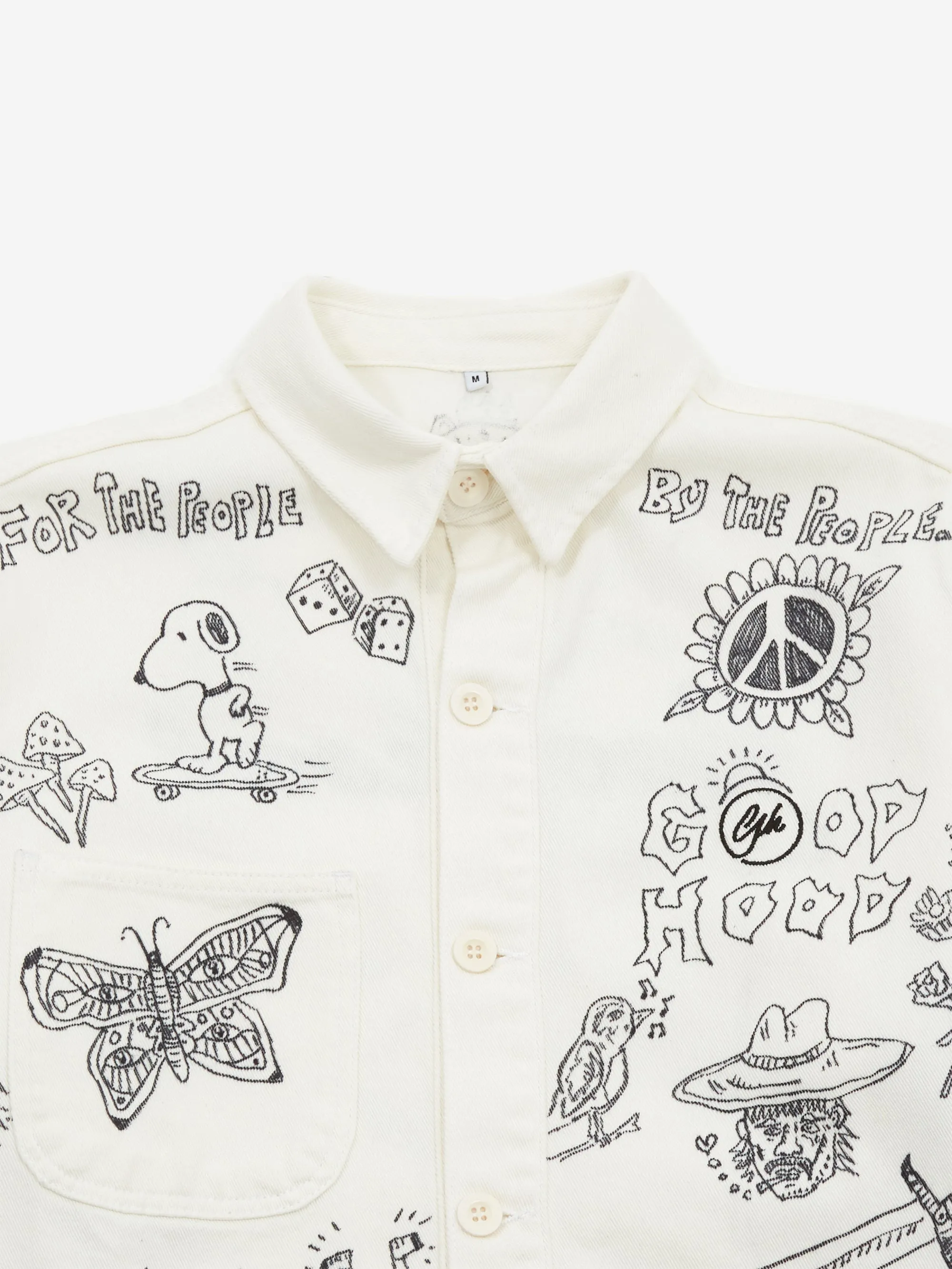 Goodhood x Rebel Yuth Hand Customised Store Worker Jacket - Medium No 1