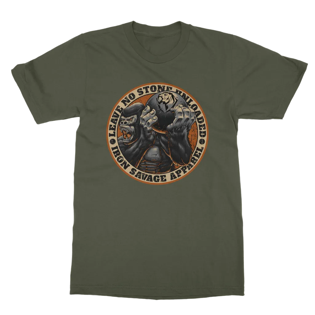 Gorilla: Leave no Stone Unloaded T-shirt (UK)