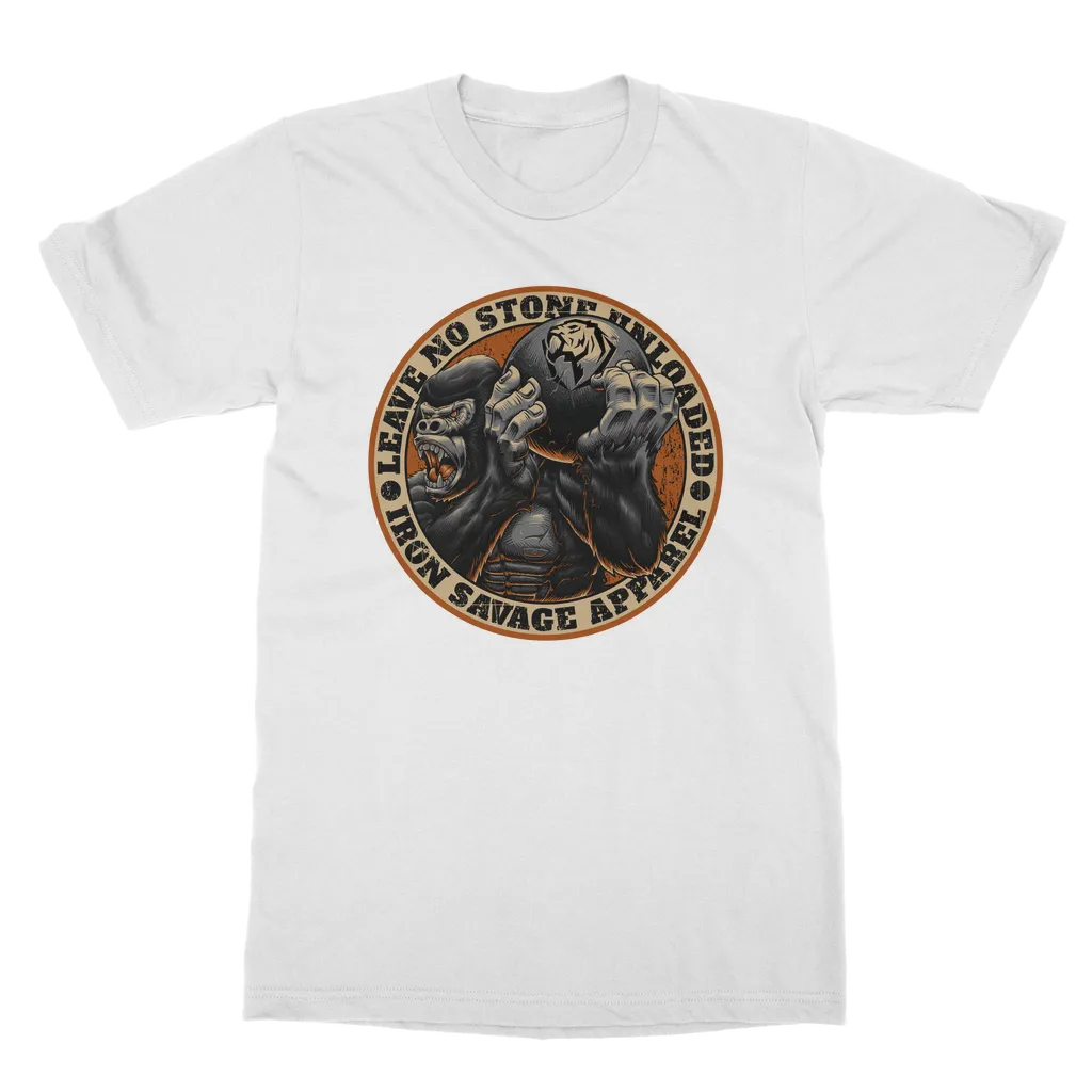 Gorilla: Leave no Stone Unloaded T-shirt (UK)