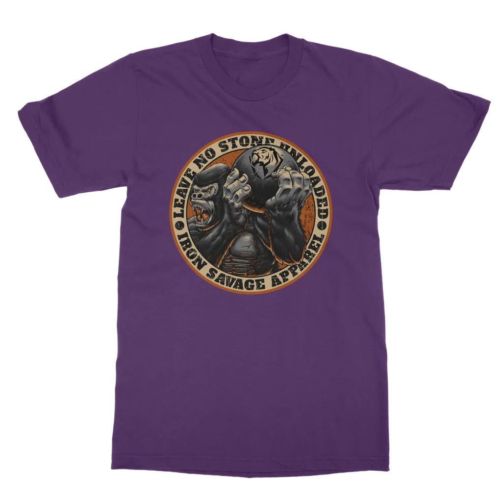 Gorilla: Leave no Stone Unloaded T-shirt (UK)