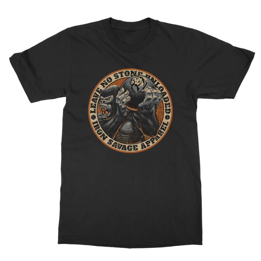 Gorilla: Leave no Stone Unloaded T-shirt (UK)