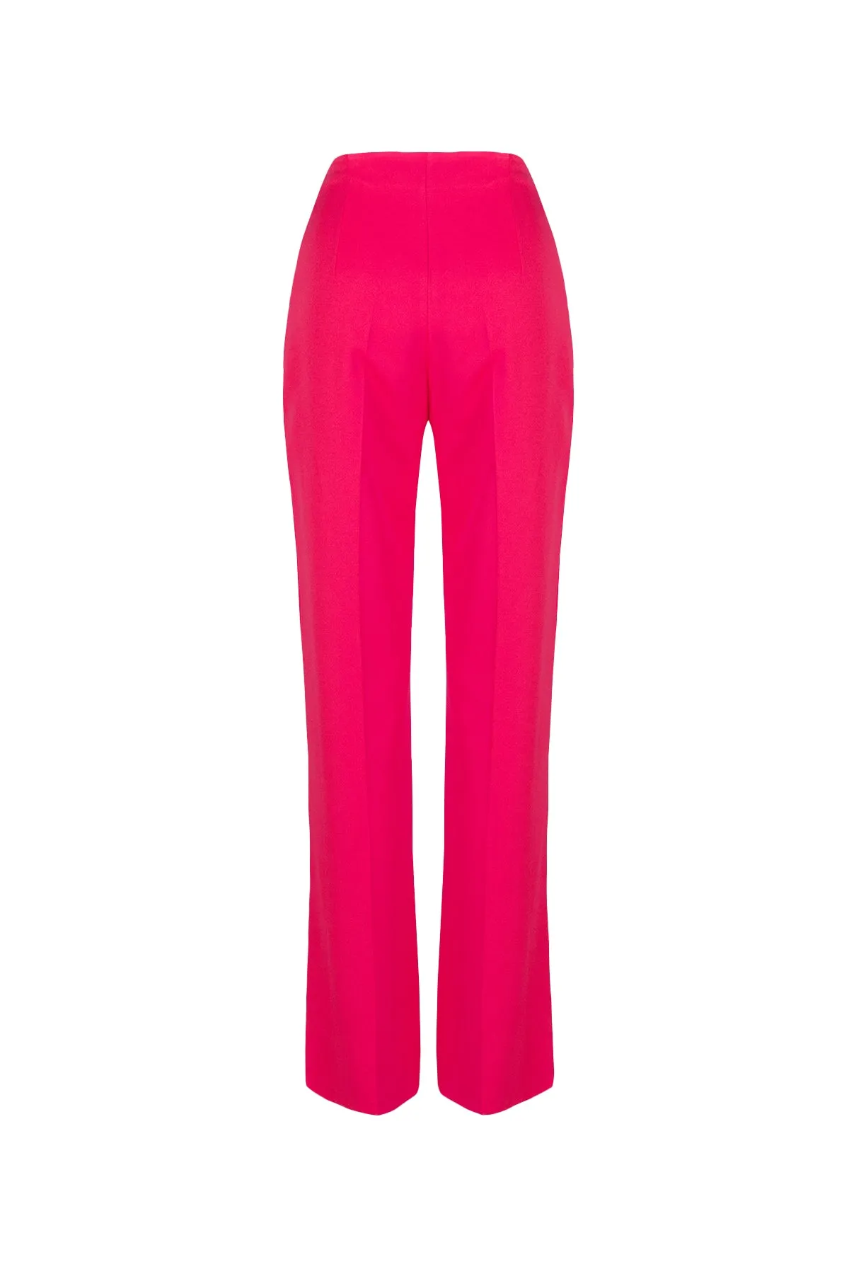 High Waist Trousers With Pocket