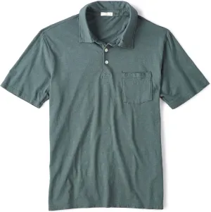 Huckberry Flint & Tinder The Vintage Slub Polo Shirt, Soft and Durable Polo Shirt with Chest Pocket - Made in The USA