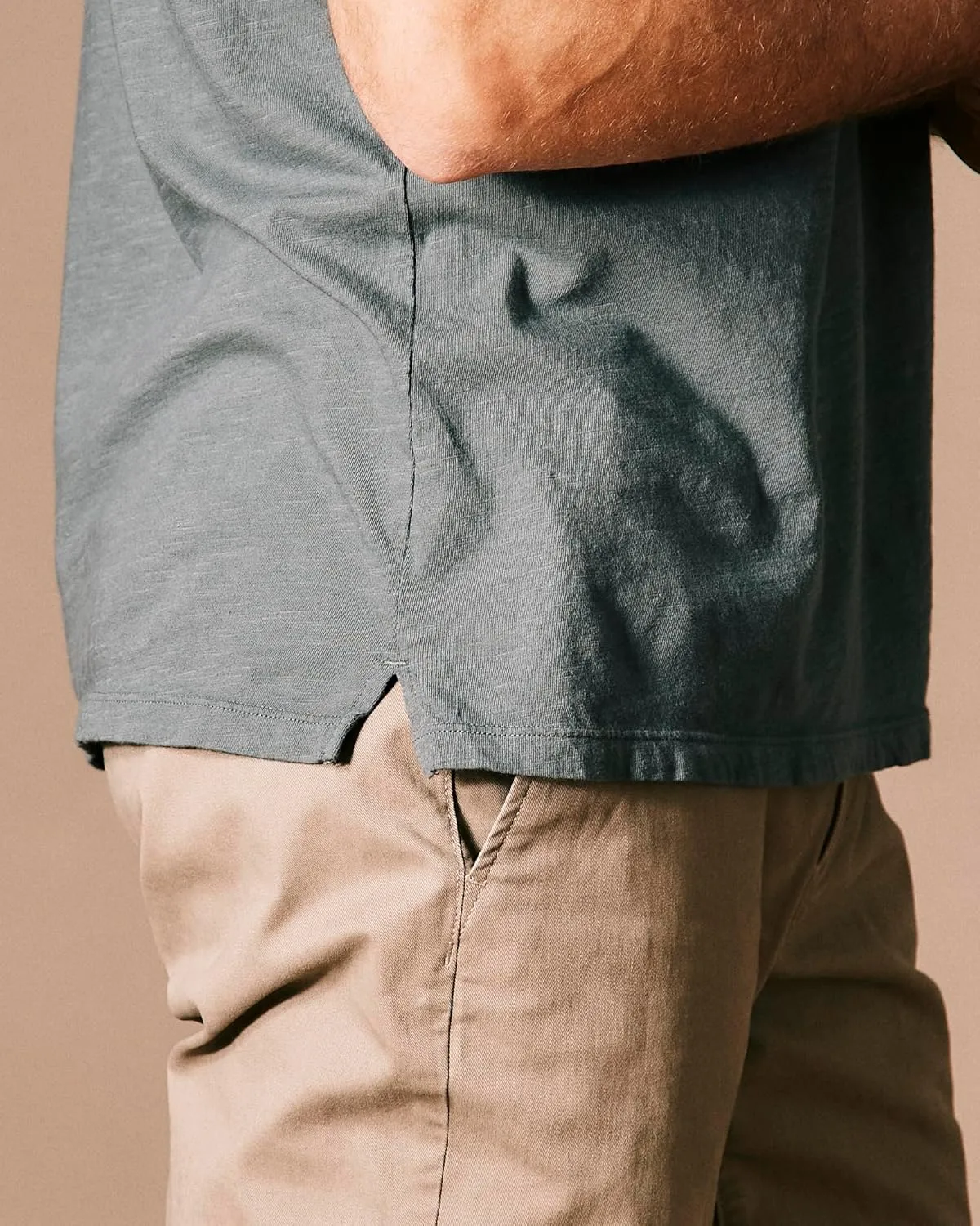 Huckberry Flint & Tinder The Vintage Slub Polo Shirt, Soft and Durable Polo Shirt with Chest Pocket - Made in The USA