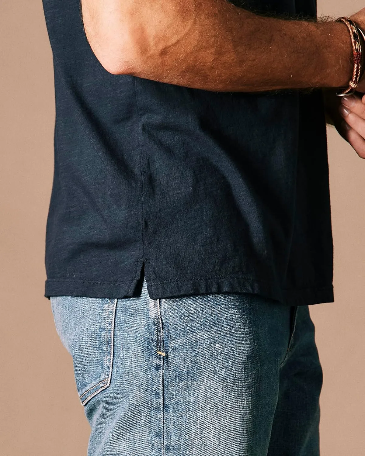Huckberry Flint & Tinder The Vintage Slub Polo Shirt, Soft and Durable Polo Shirt with Chest Pocket - Made in The USA