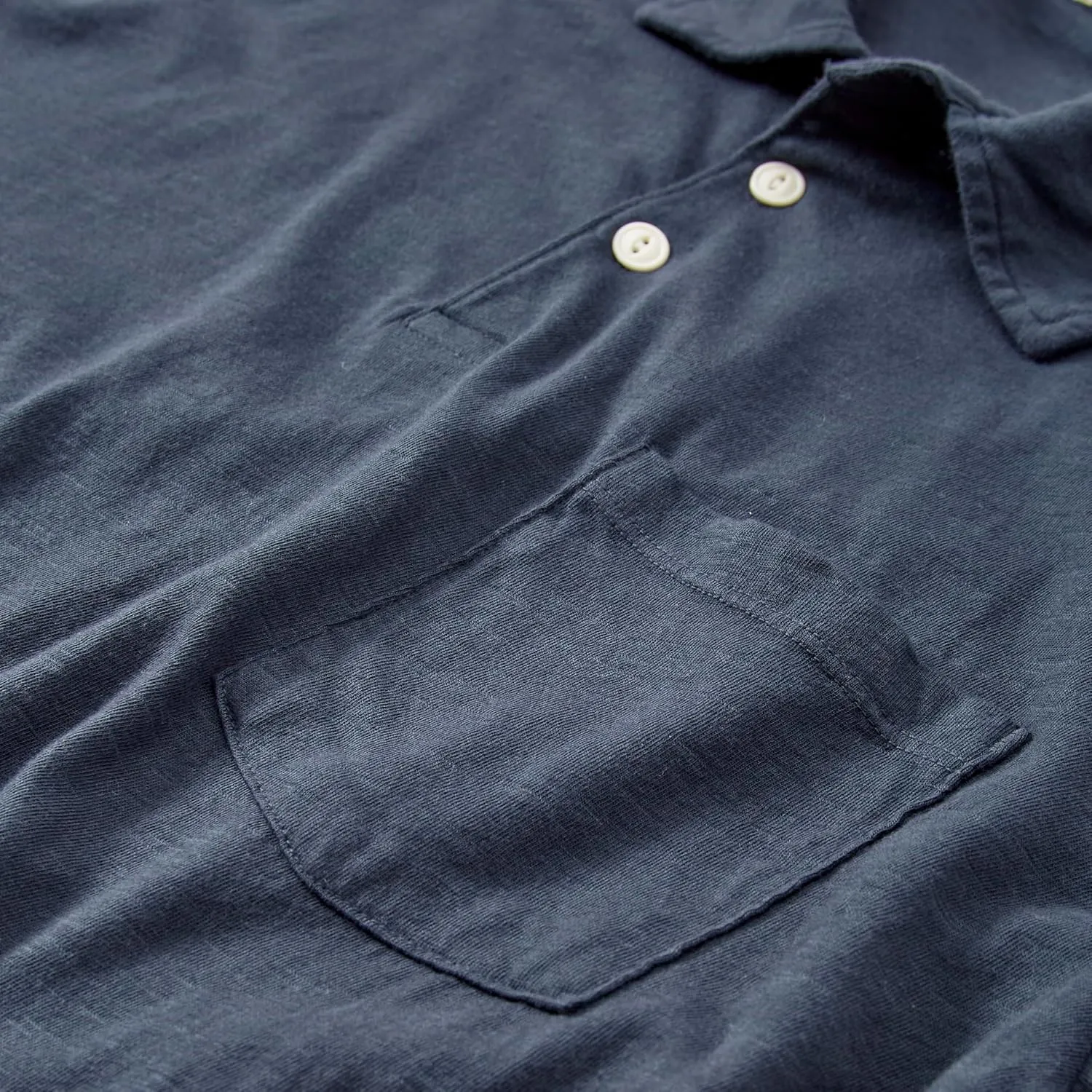 Huckberry Flint & Tinder The Vintage Slub Polo Shirt, Soft and Durable Polo Shirt with Chest Pocket - Made in The USA