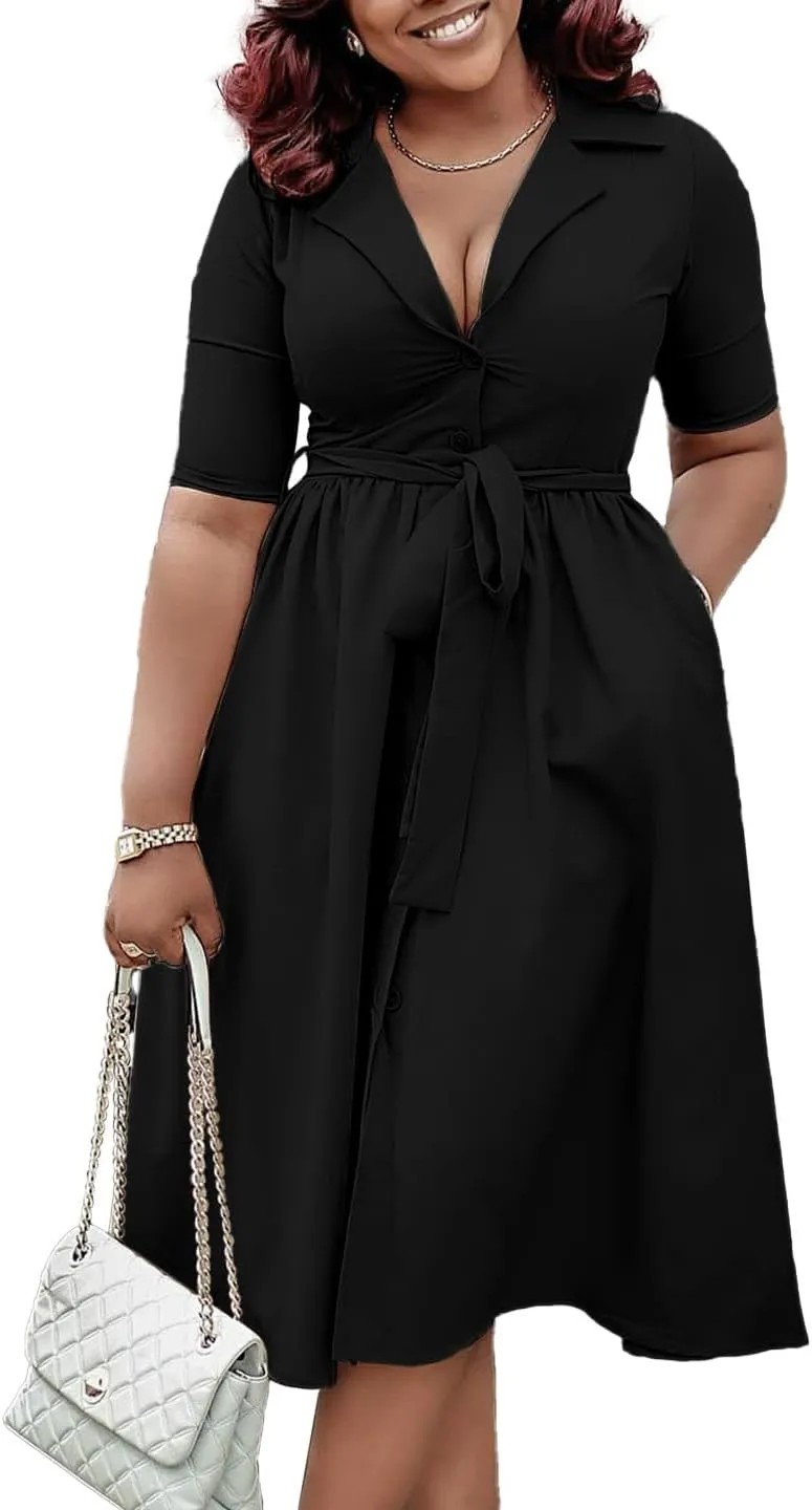 IbuduSexy Church Dresses for Women Maxi Dresses for Women 2025 Casual Office Dress African
