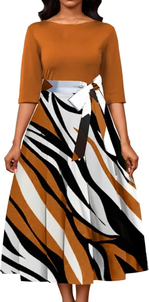 IbuduSexy Church Dresses for Women Maxi Dresses for Women 2025 Casual Office Dress African
