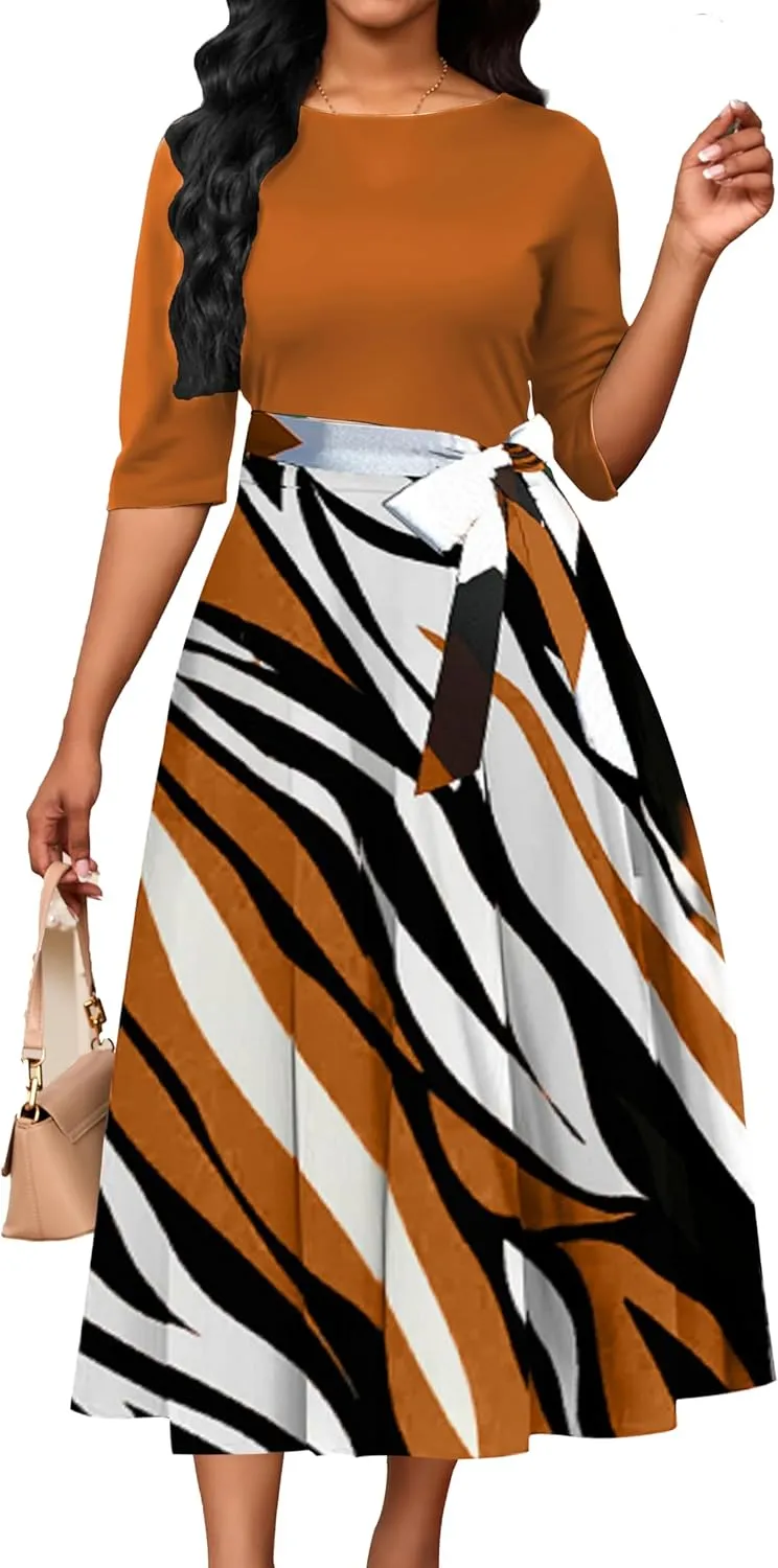 IbuduSexy Church Dresses for Women Maxi Dresses for Women 2025 Casual Office Dress African