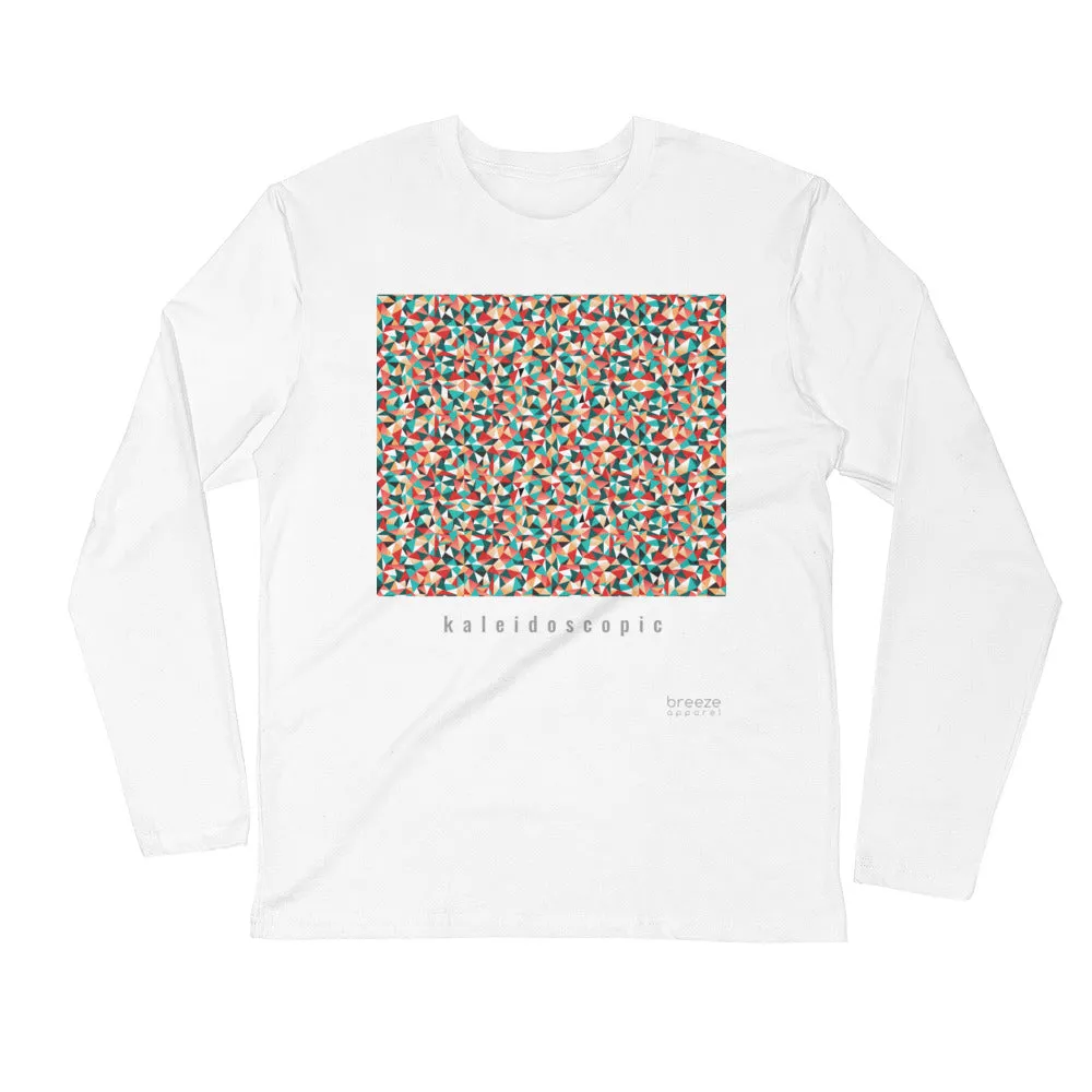 'Kaleidoscopic' unisex long-sleeved shirt (slim fit)