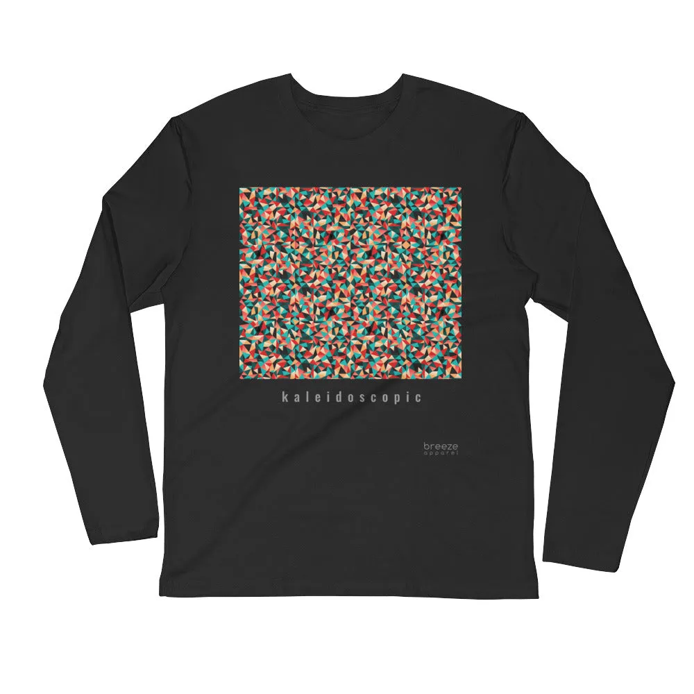 'Kaleidoscopic' unisex long-sleeved shirt (slim fit)