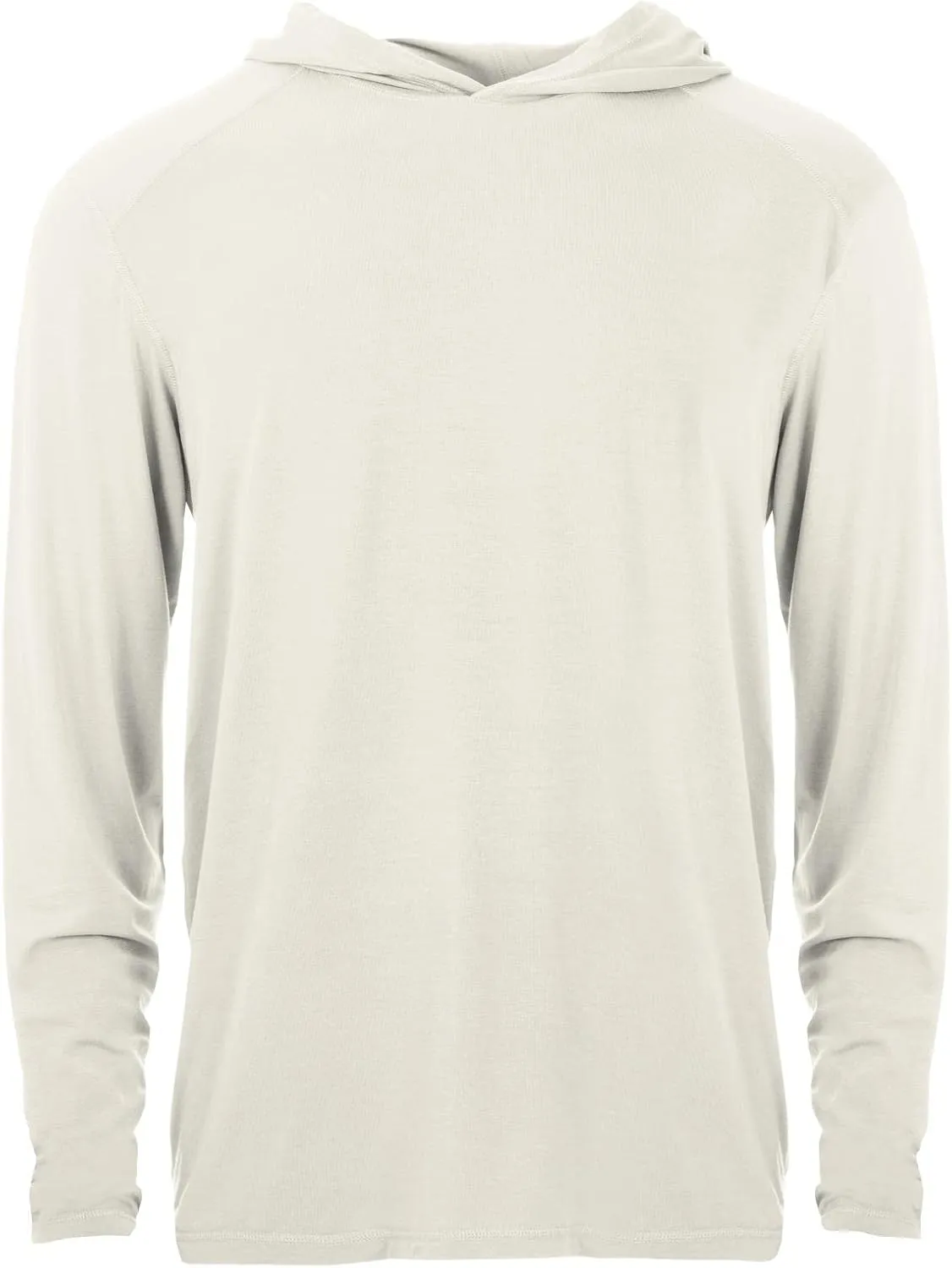 KICKEE Mens Long Sleeve Hooded Tee, Ultra Soft Bamboo Viscose, All-Day Comfy Hoodie T-Shirt