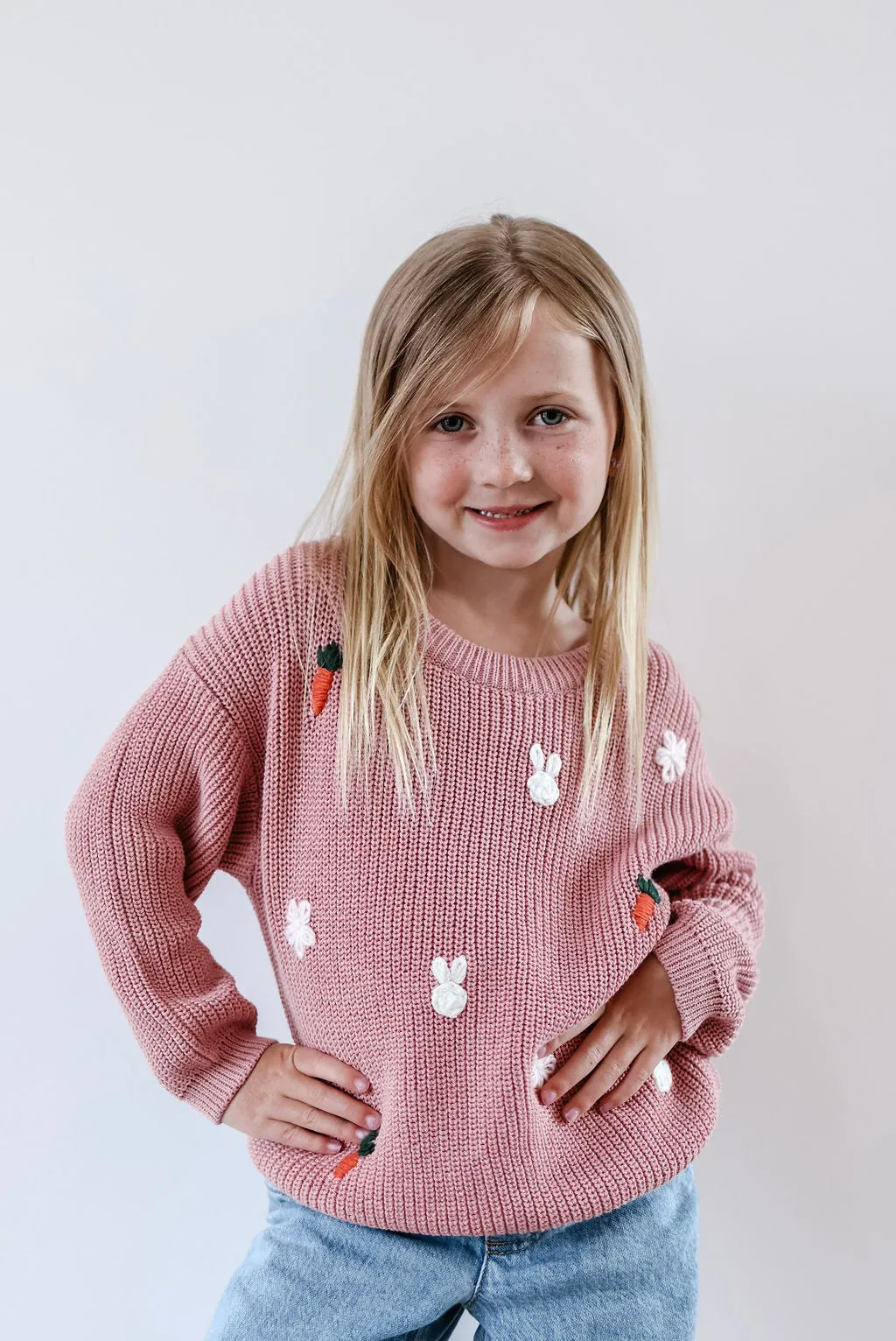 Kids Easter Knit Sweater
