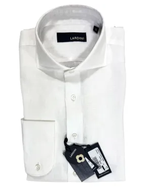 Lardini Linen Shirt White 41 - 16