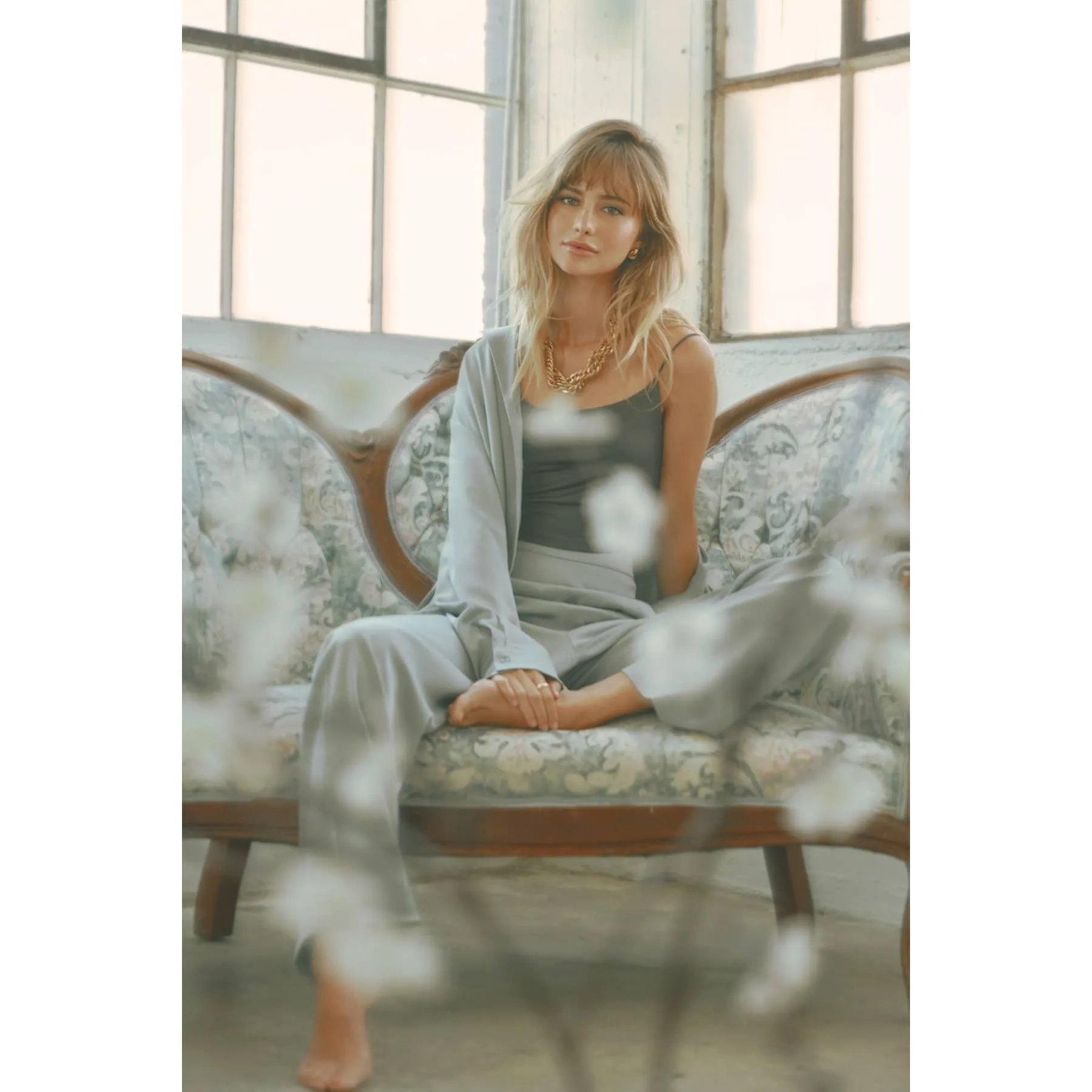 Luna Pants & Shirt Set // Seafoam