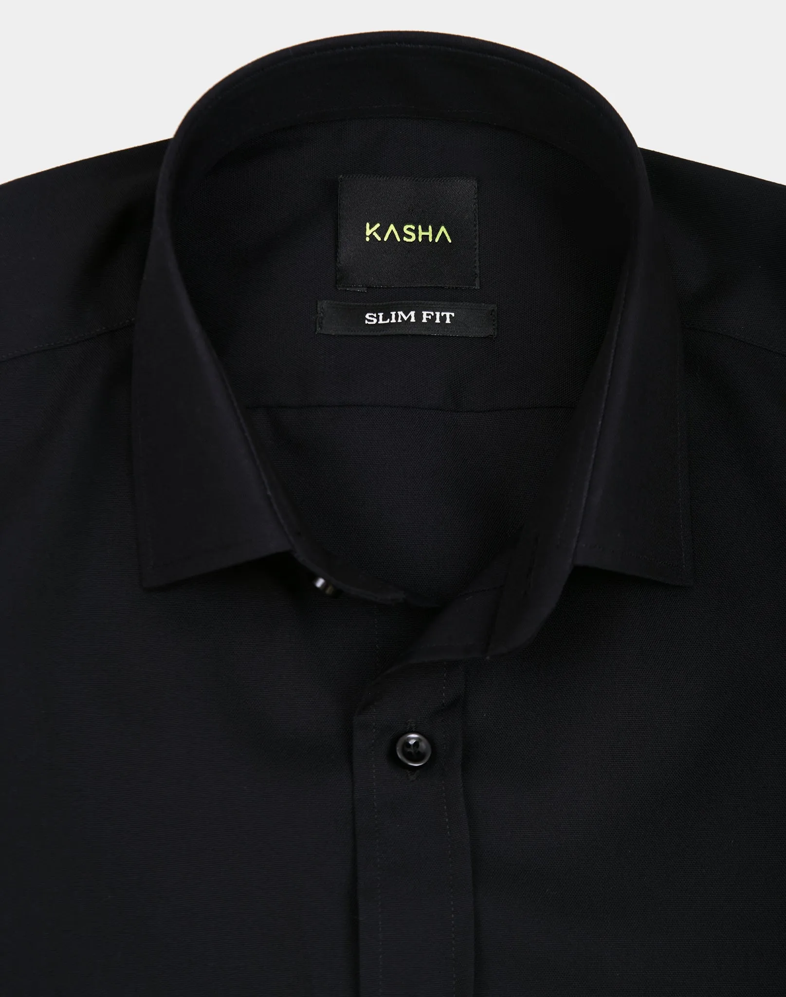 Men'S Black Slim Fit Shirt Online UAE