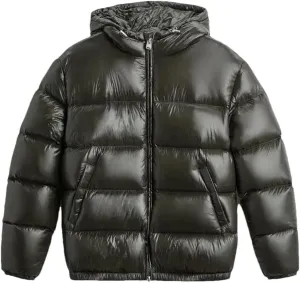 Men's Elegant Padded Coat Hooded Cotton Jacket Casual Fashion Loose Zipper Coat