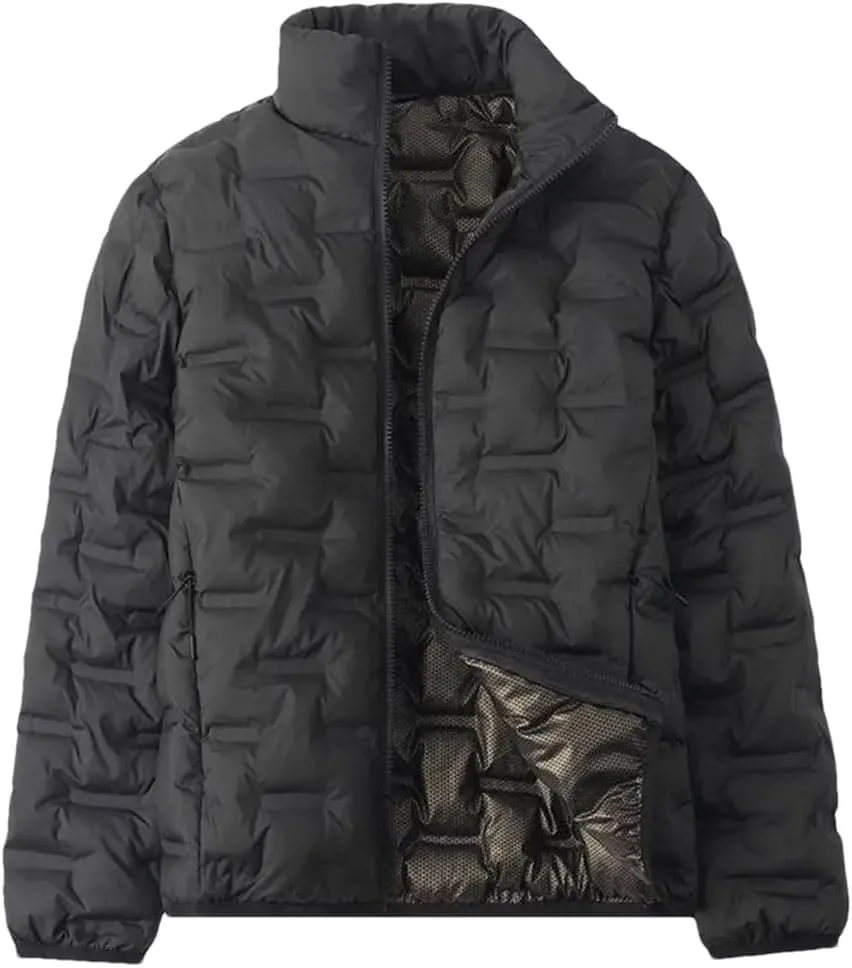 Men's Fashion Large Size Cotton-Padded Jacket Casual Loose Thick Warm Coat