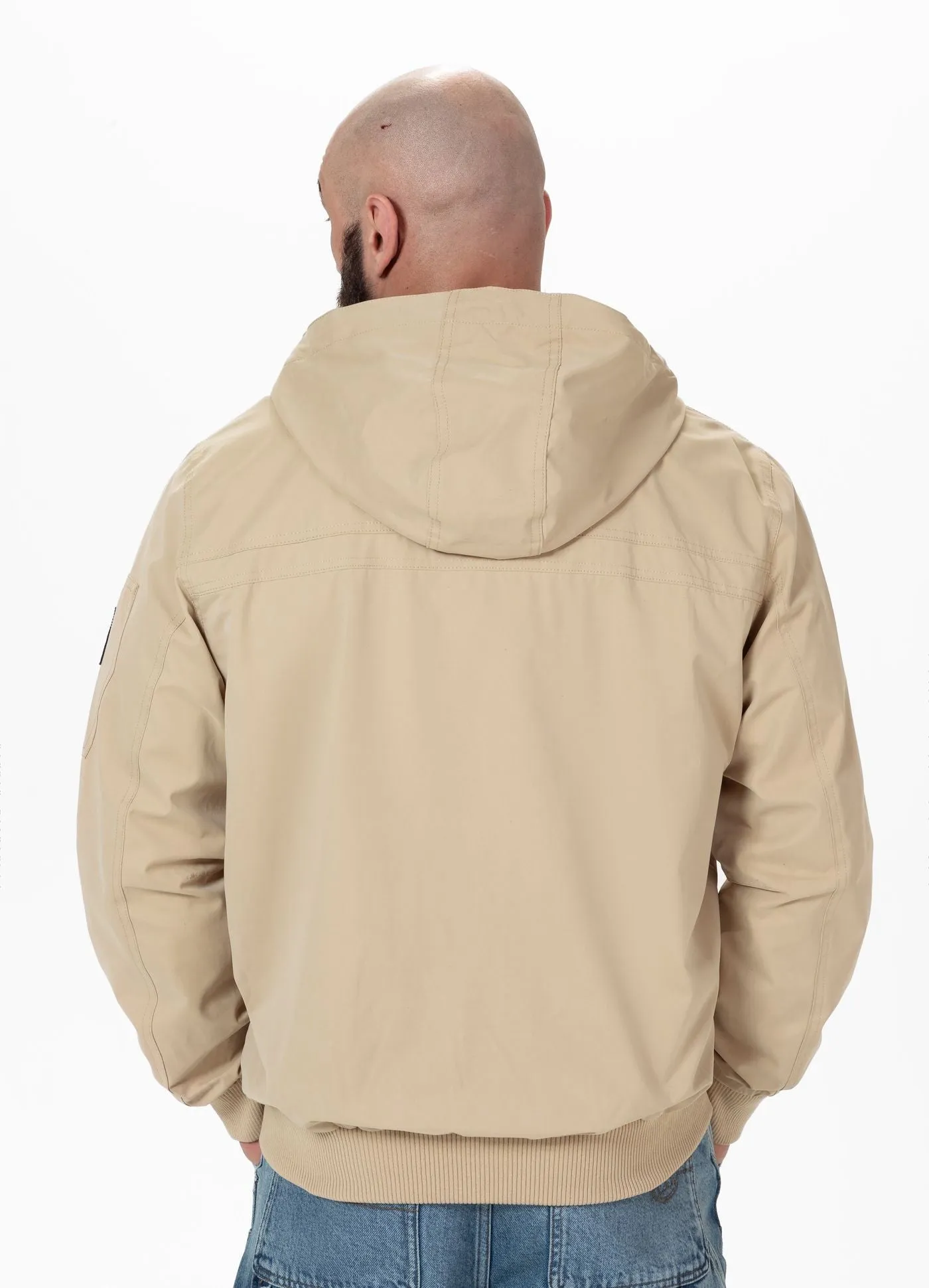 Men's hooded jacket Longwood - Sand