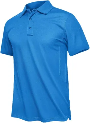 Men's Quick Dry Sports Comfortable T-Shirt Short Sleeve Fit Collared Shirts Comfortable Breathable Tops