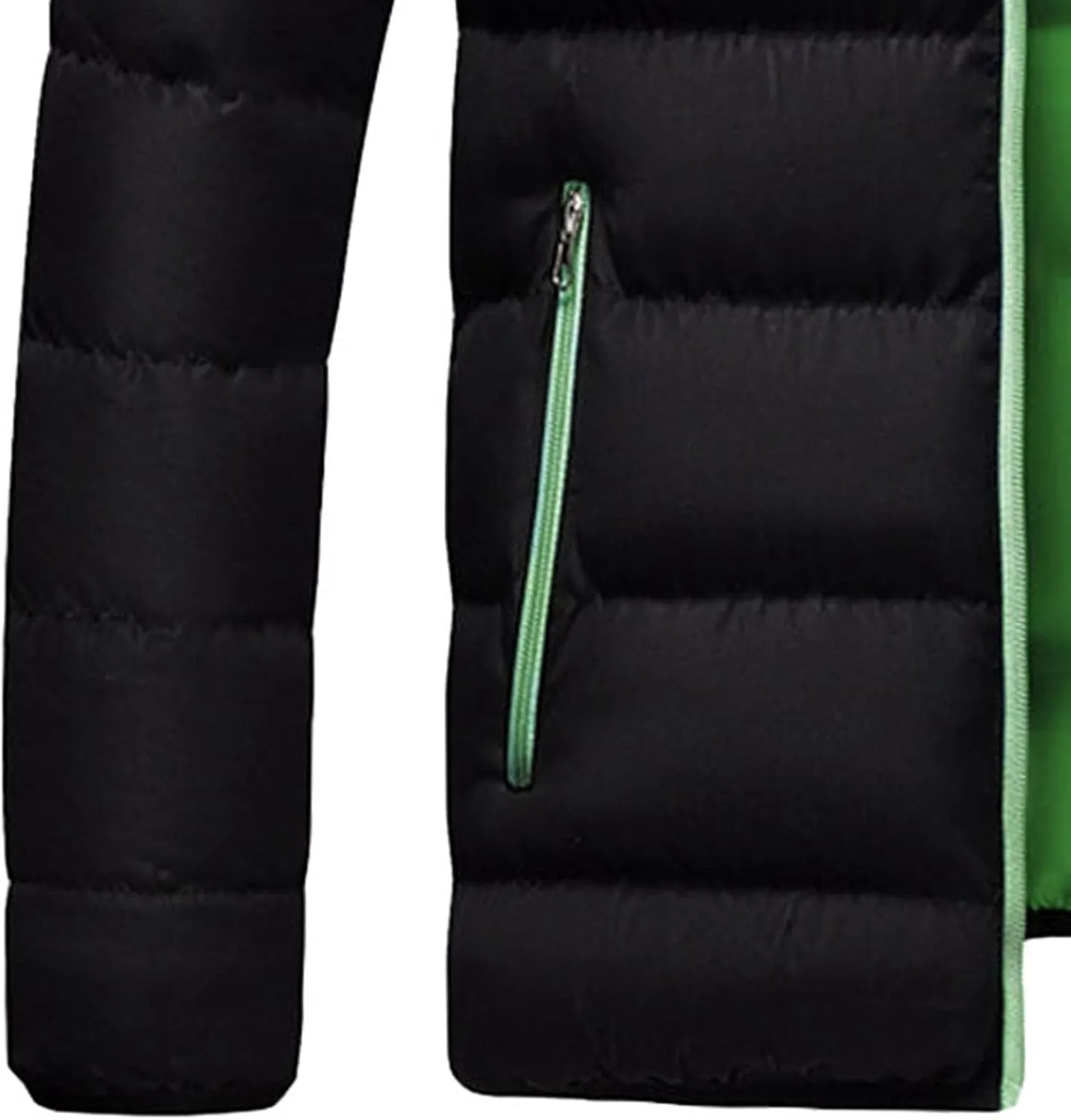 Men's Slim Fit Winter Jacket Winter Warm Zipper Stand Collar Jacket Male Thicken Parka Quilted Cotton-Padded Coats