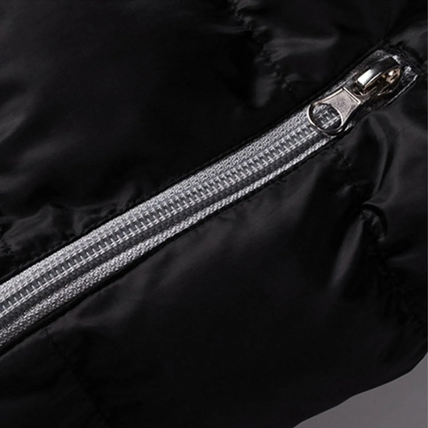 Men's Slim Fit Winter Jacket Winter Warm Zipper Stand Collar Jacket Male Thicken Parka Quilted Cotton-Padded Coats
