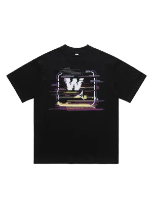 Men'S Street Fashion Tees With Letter Print