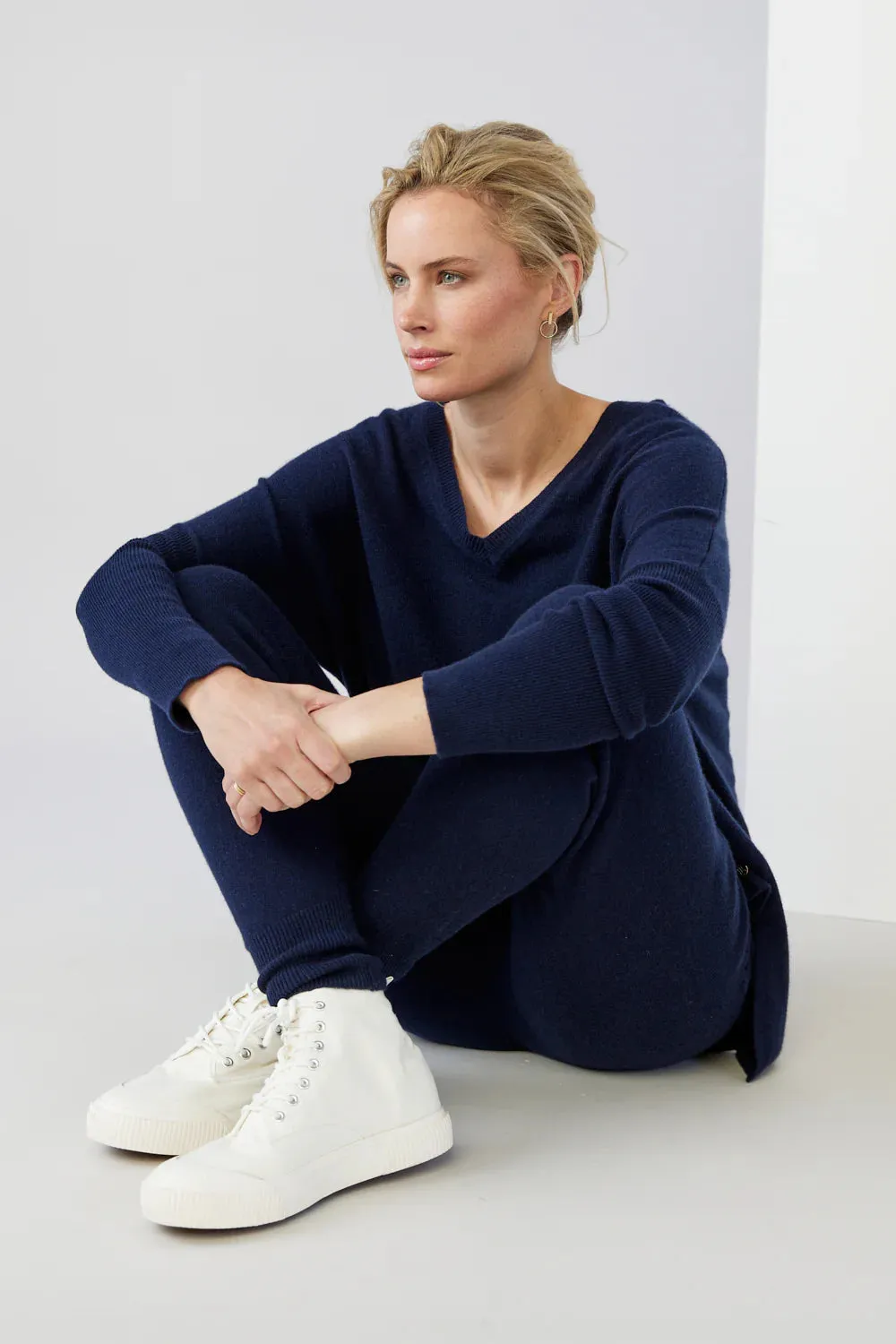 Mia Fratino - Boyfriend Vee - French Navy