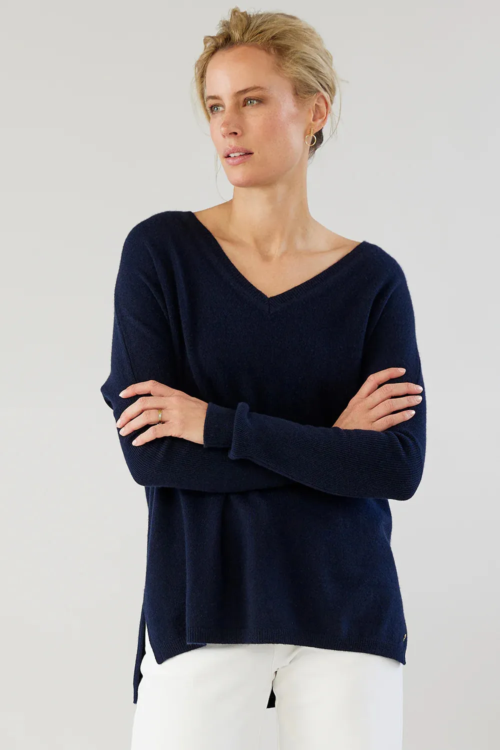 Mia Fratino - Boyfriend Vee - French Navy