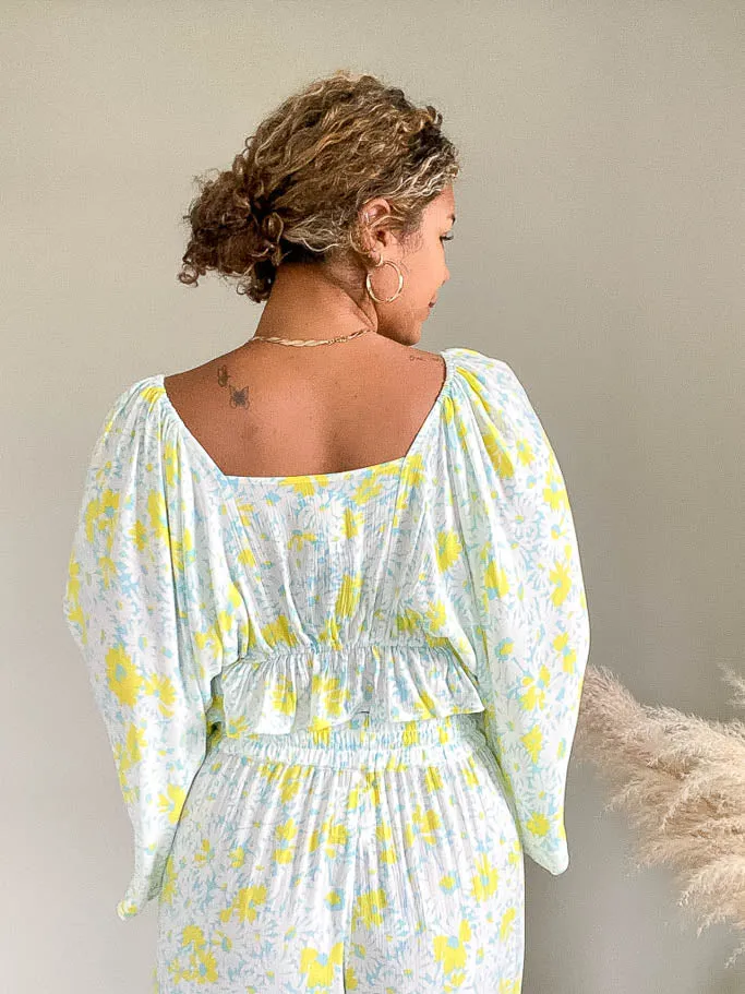Monarch Top - Baby Blue