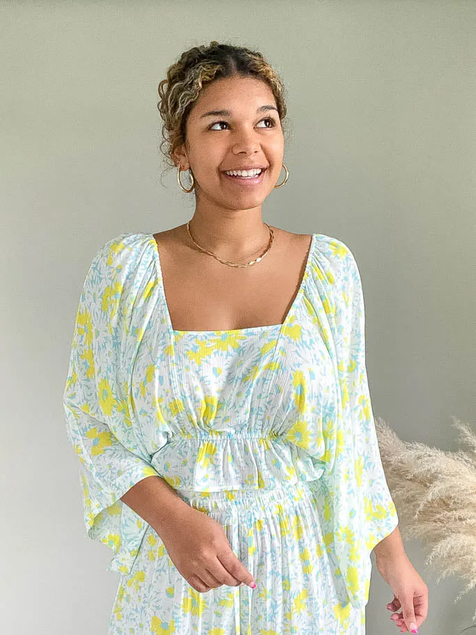 Monarch Top - Baby Blue
