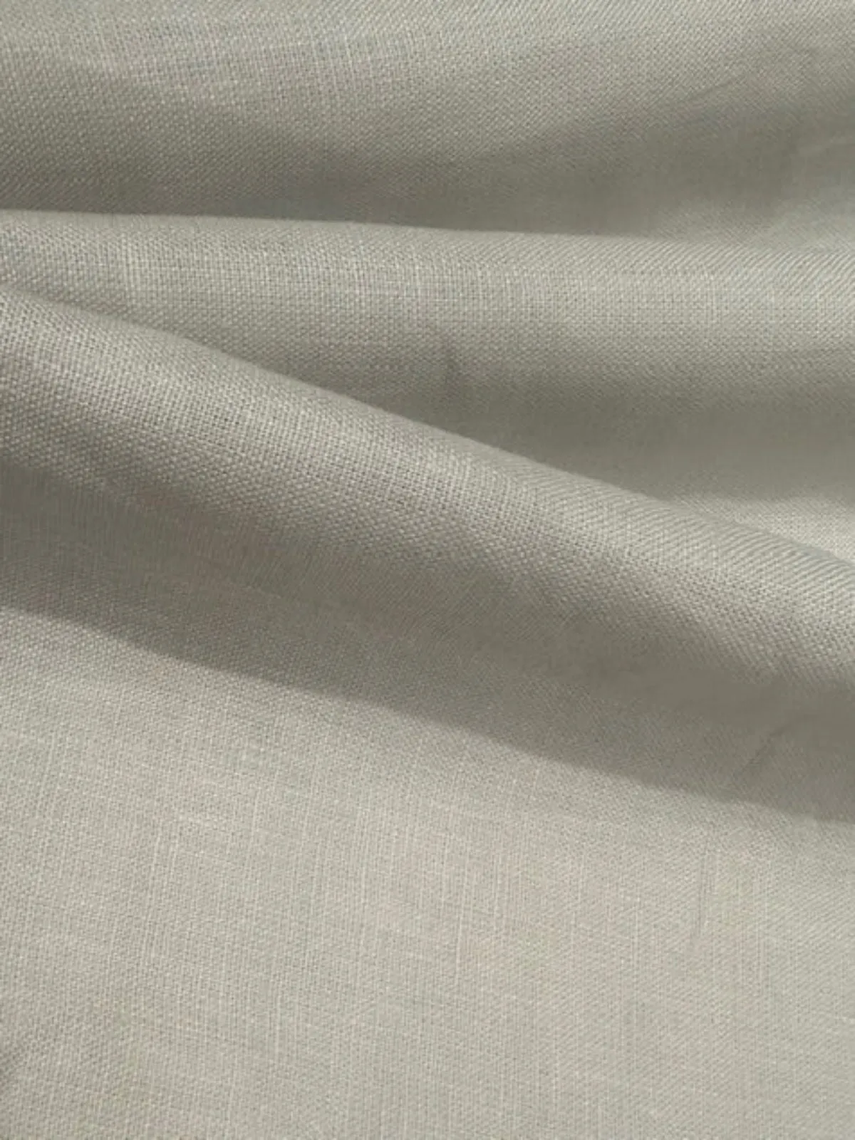 Natural Colour with a Tinge of Green Linen, Soft Handle