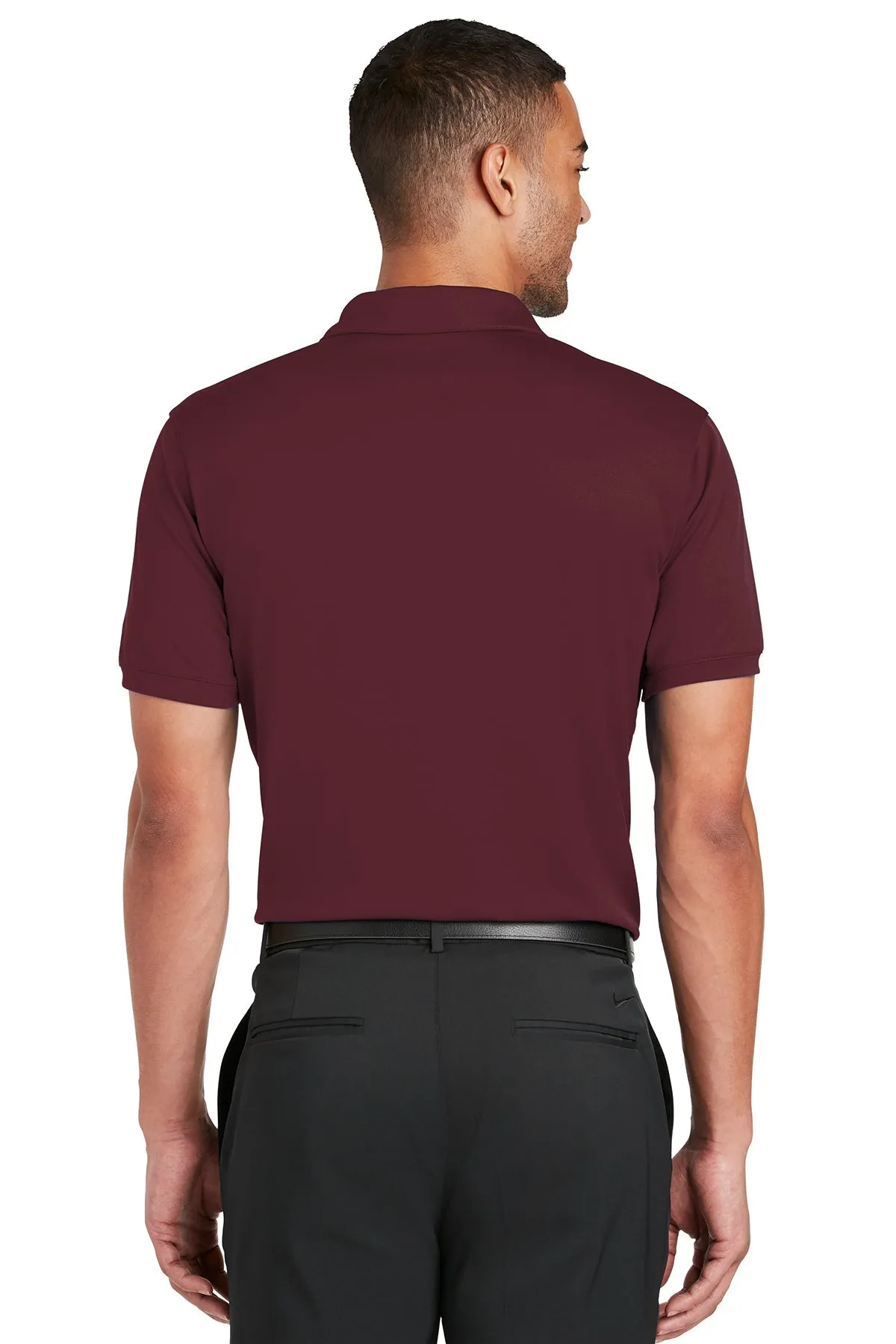 Nike Dri-FIT Players Modern Fit Custom Polos, Team Red