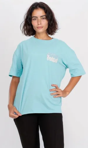 o203328 - Soul of Sunshine Oversized Tee - Coastal Charm