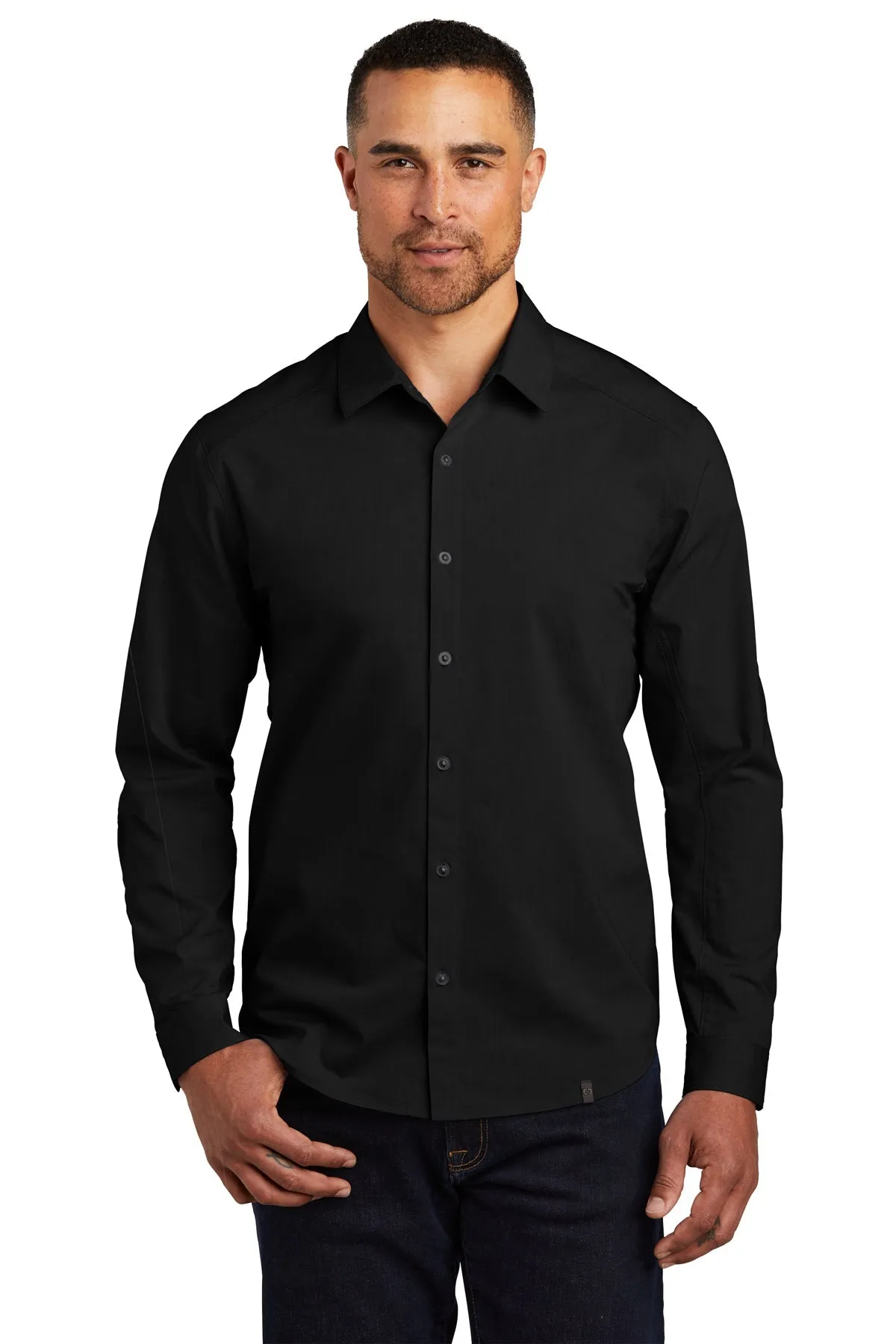 OGIO Commuter Branded Woven Shirts, Blacktop