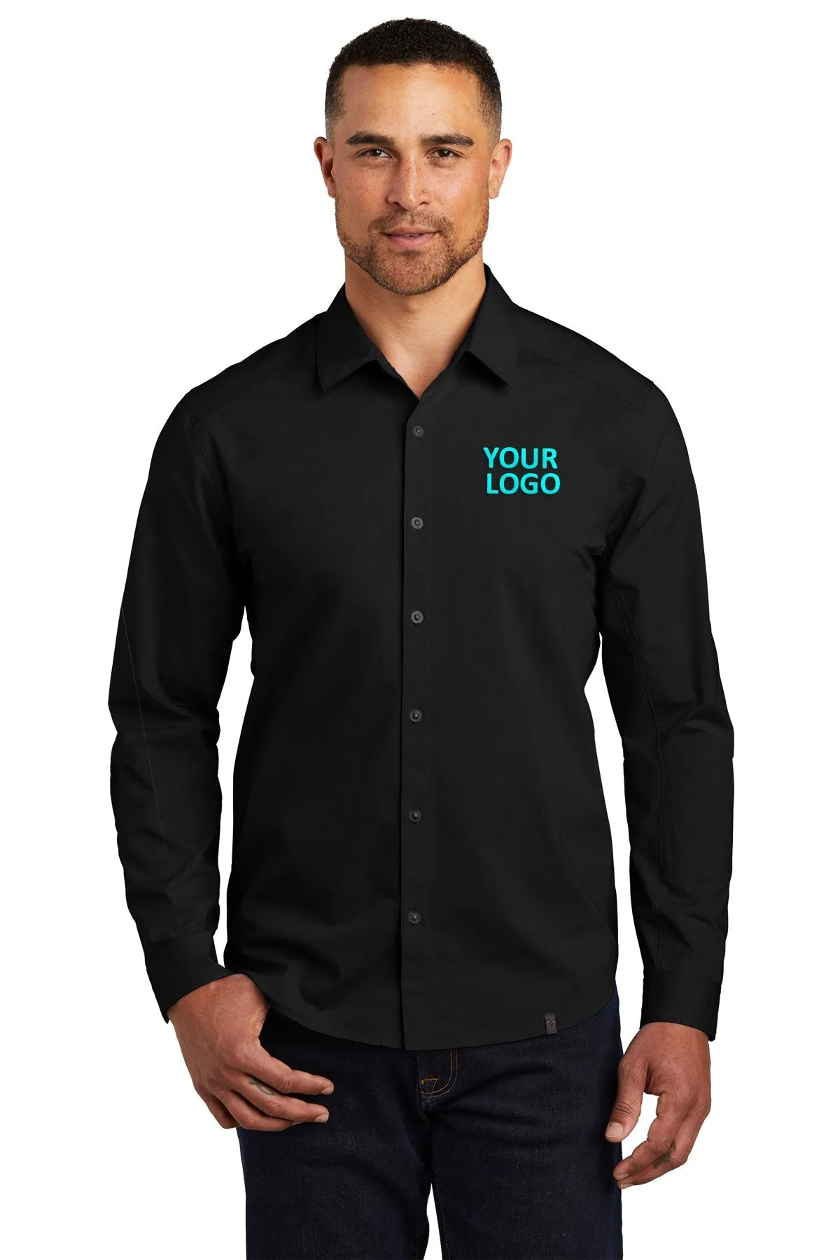 OGIO Commuter Branded Woven Shirts, Blacktop