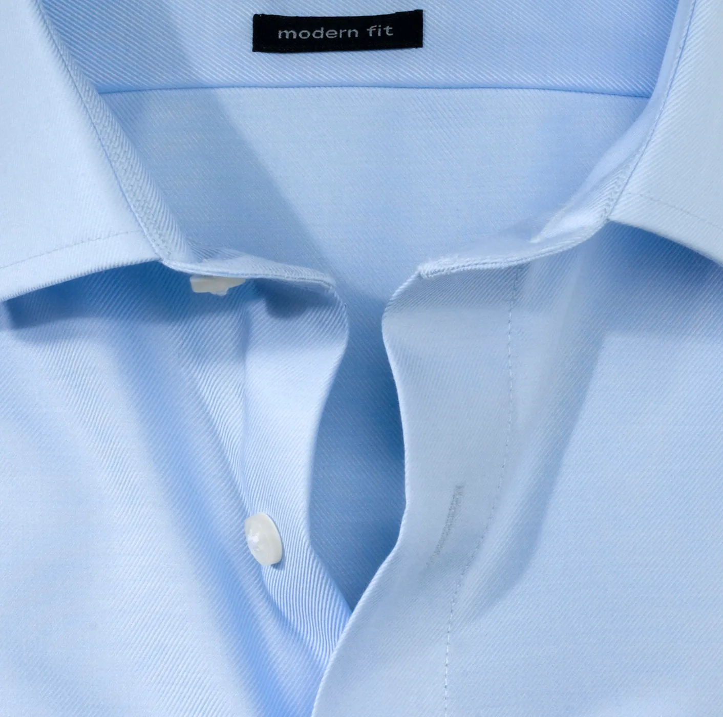 OLYMP -  Luxor, Modern Fit, Blue Twill