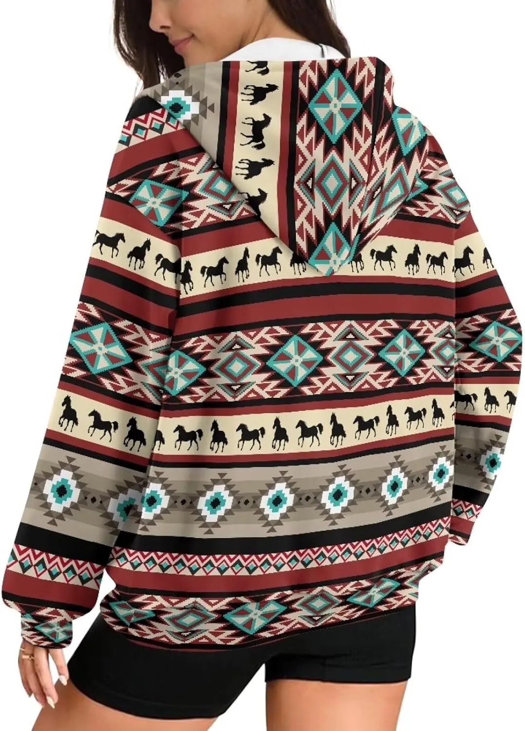 Oversized Sweatshirts for Women Zip Up Hoodies Fall Long Sleeve Jackets with Pockets Hooded Tops Loose Y2K Outfits