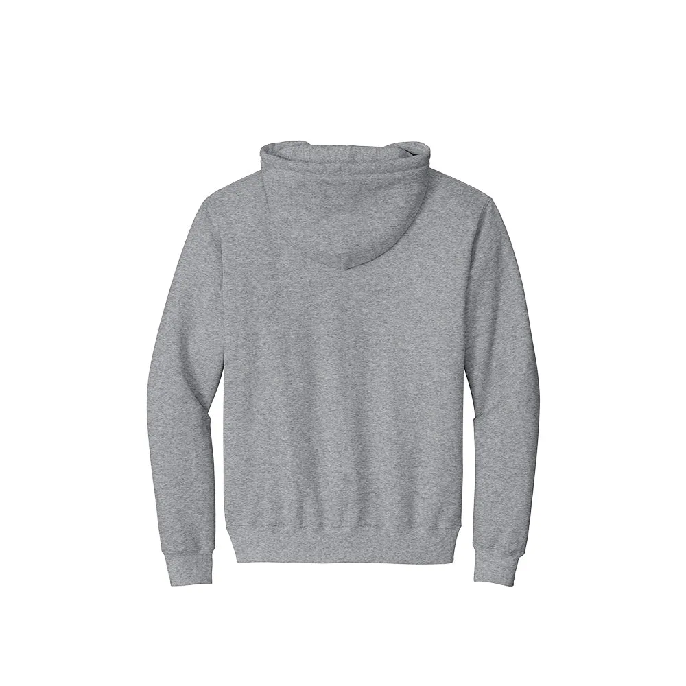 Port & Company® Essential Fleece Full-Zip Hooded Sweatshirt - Athletic Heather