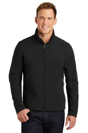 Port Authority Soft-Shell Black Jacket J317W (Men's)