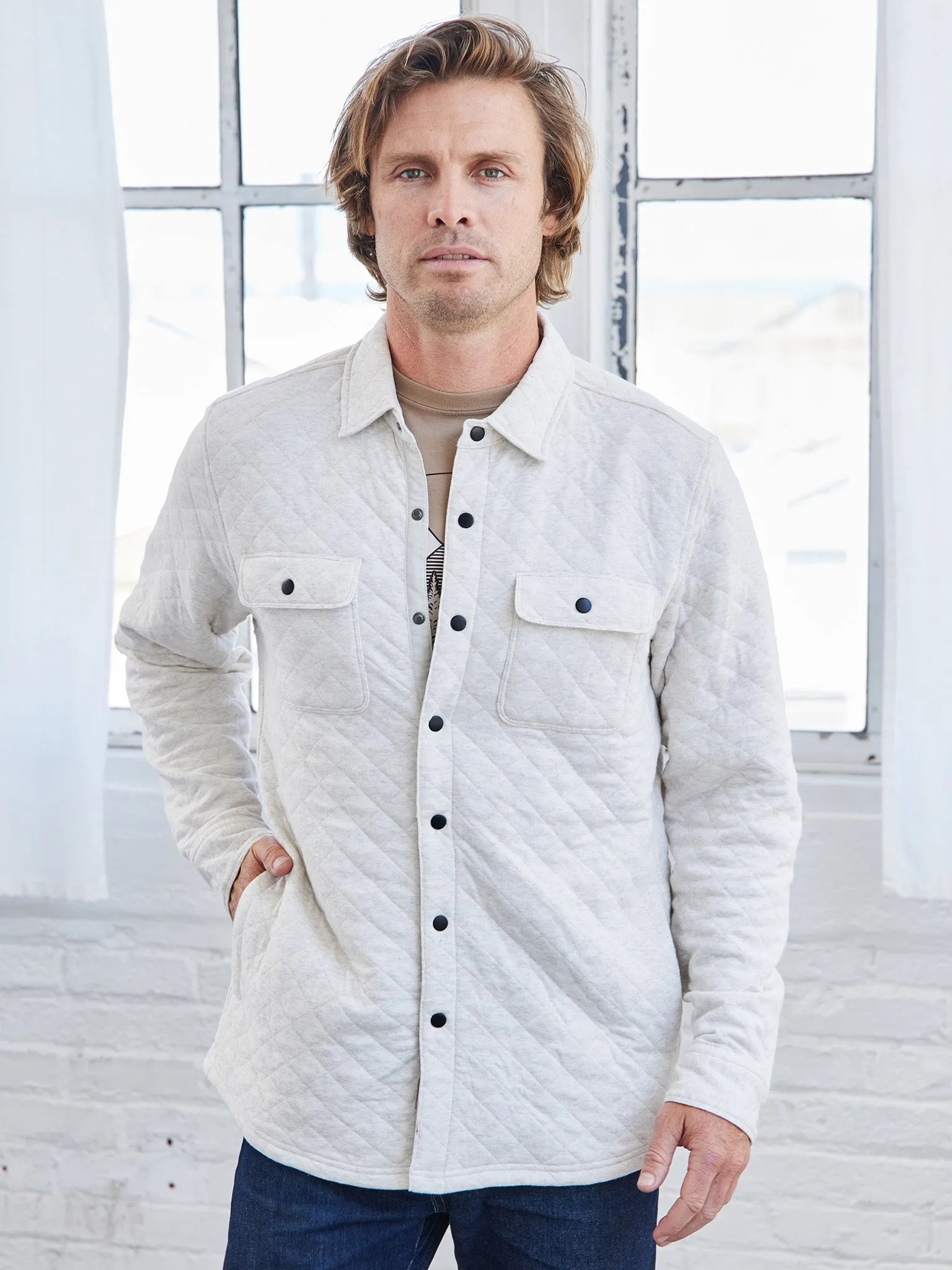 Quilted Shirt Jacket