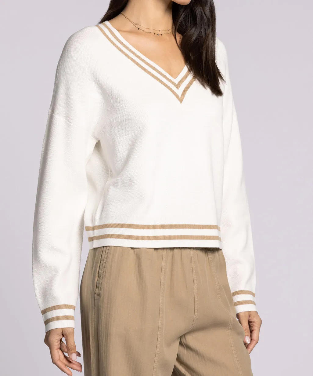 Rebecca Sweater - Ivory Taupe - FINAL SALE