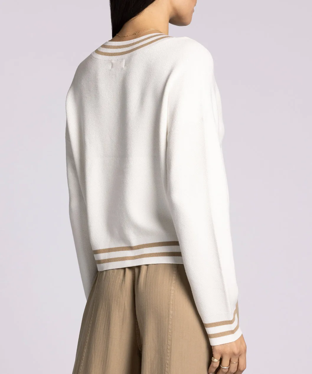 Rebecca Sweater - Ivory Taupe - FINAL SALE