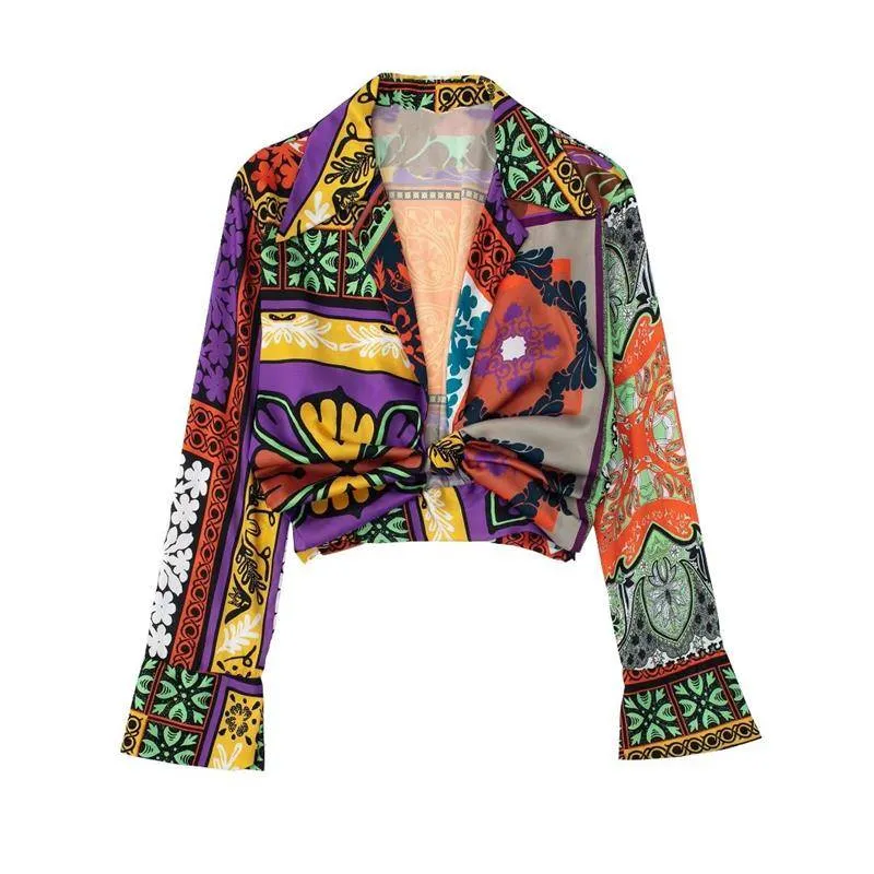 Retro knotted two piece set Elegant Suit for slim women