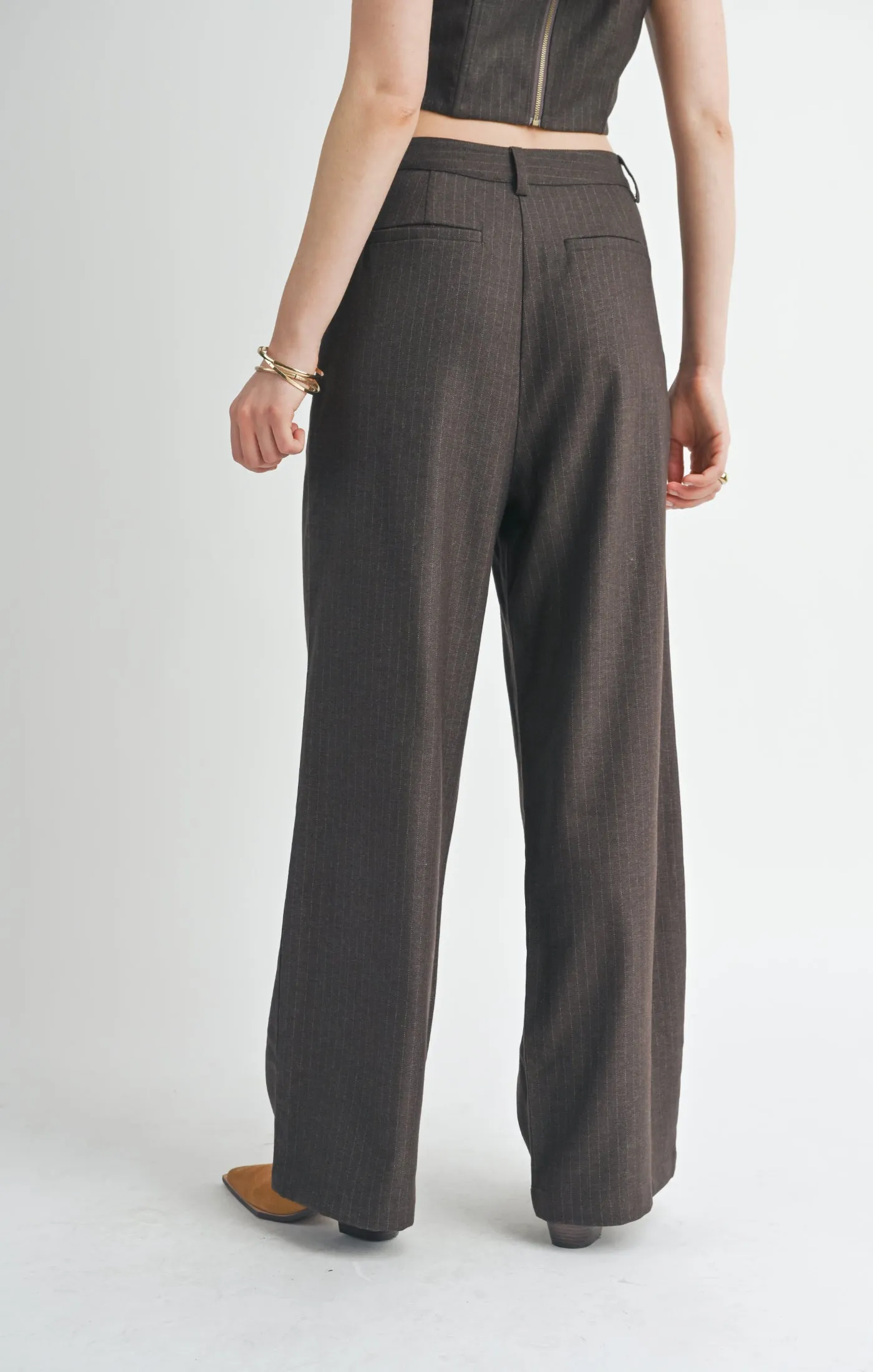 SAGE THE LABEL Trust Me Pleated Trousers
