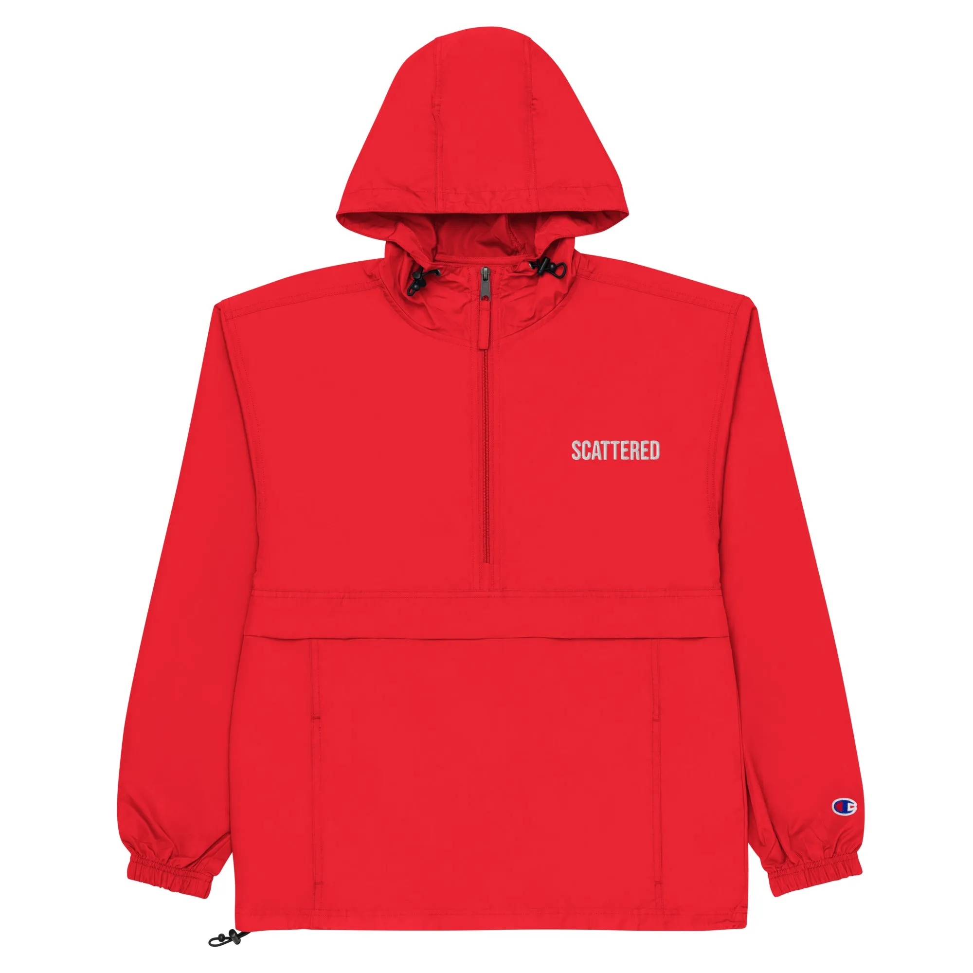 Scattered Logo Embroidered Champion Jacket