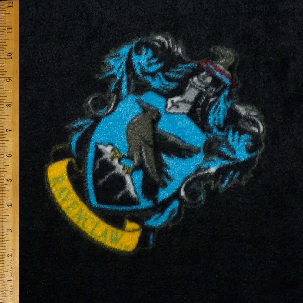 School Crest Fleece Fabric - HP Collection