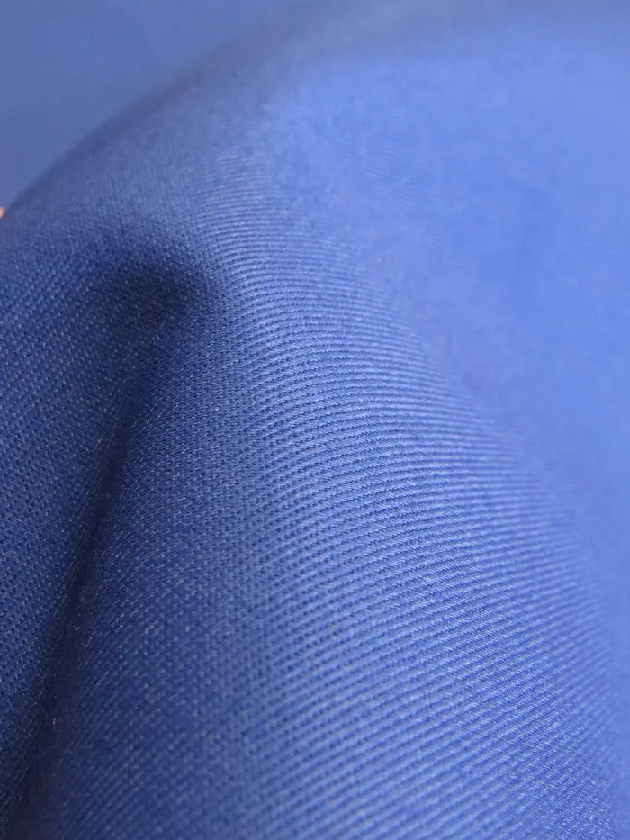 Solid Reversible Formal Poly Cotton Twill Fabric / Red / Sold By The Yard