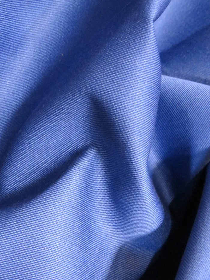 Solid Reversible Formal Poly Cotton Twill Fabric / Red / Sold By The Yard