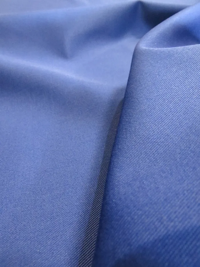 Solid Reversible Formal Poly Cotton Twill Fabric / Red / Sold By The Yard